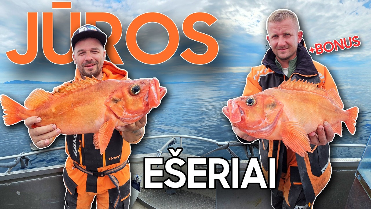 Žuvys i&scaron; 300 metrų gylio vadinasi irgi E&Scaron;ERIAIS. Bet buvo dar ir BONUSIUKAS! (PART3)