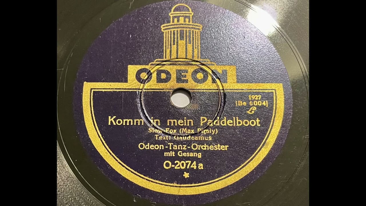 Odeon Tanz Orchester & Fritz Berger - Komm in mein Paddelboot