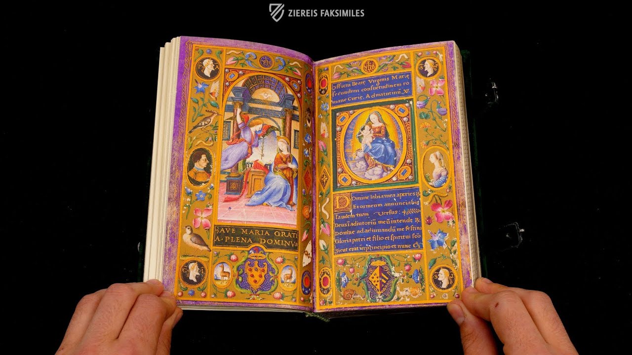 THE BOOK OF HOURS OF MARGARET OF AUSTRIA AND ALESSANDRO DE' MEDICI - Browsing Facsimile Editions(4K)