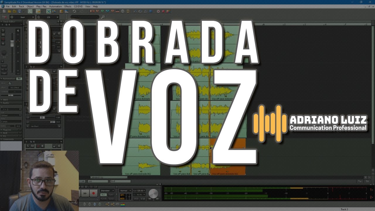 Efeito Dobra de voz / Dobrada de voz / Produção de vinheta com efeito dobra de voz.