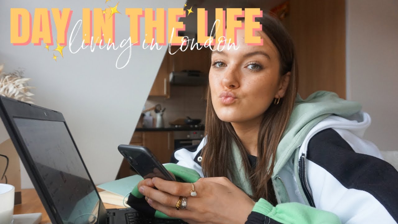 DAY IN THE LIFE WORKING & BRUNCHING IN LONDON ✨ mum sees my flat & air up review? | ames banks
