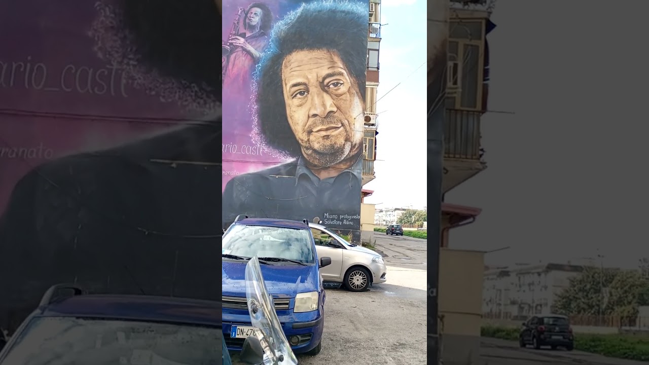 James Senese: visita al suo grande murales,e una chiacchierata cn le persone del suo quartiere🌹♥️