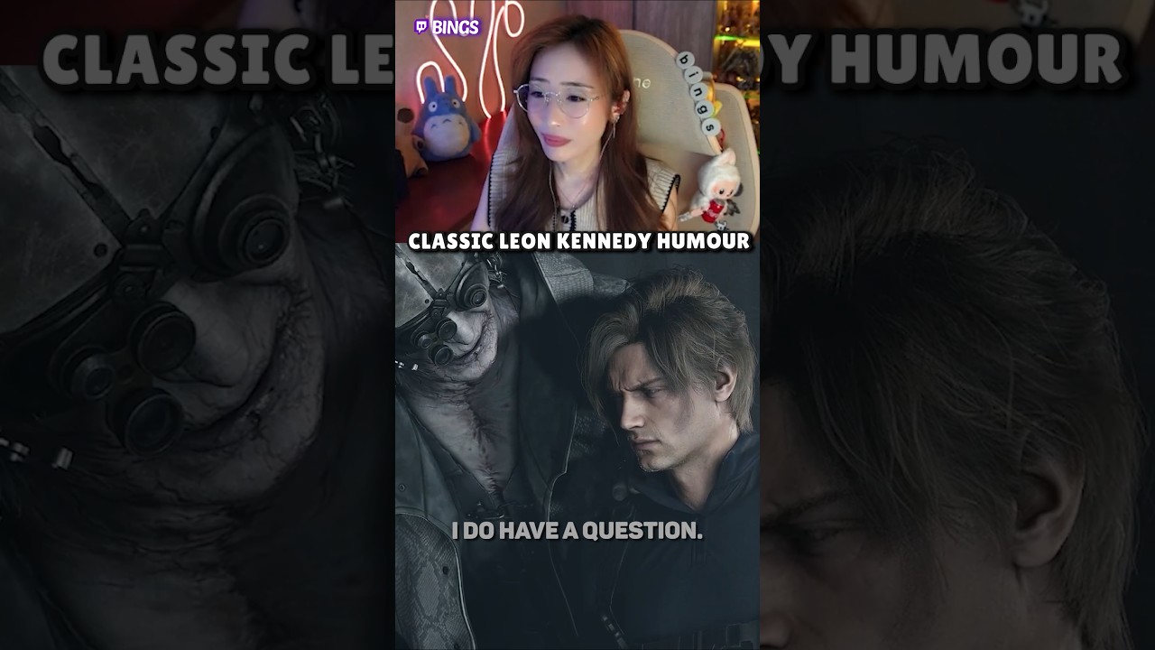 Леон вернулся со своим классическим юмором 😆 #leonkennedy #re9