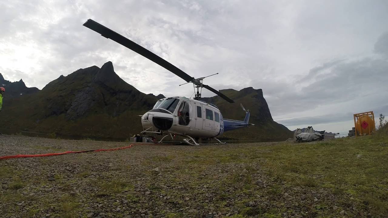 Bell 205 SlingLoad Operation Norway