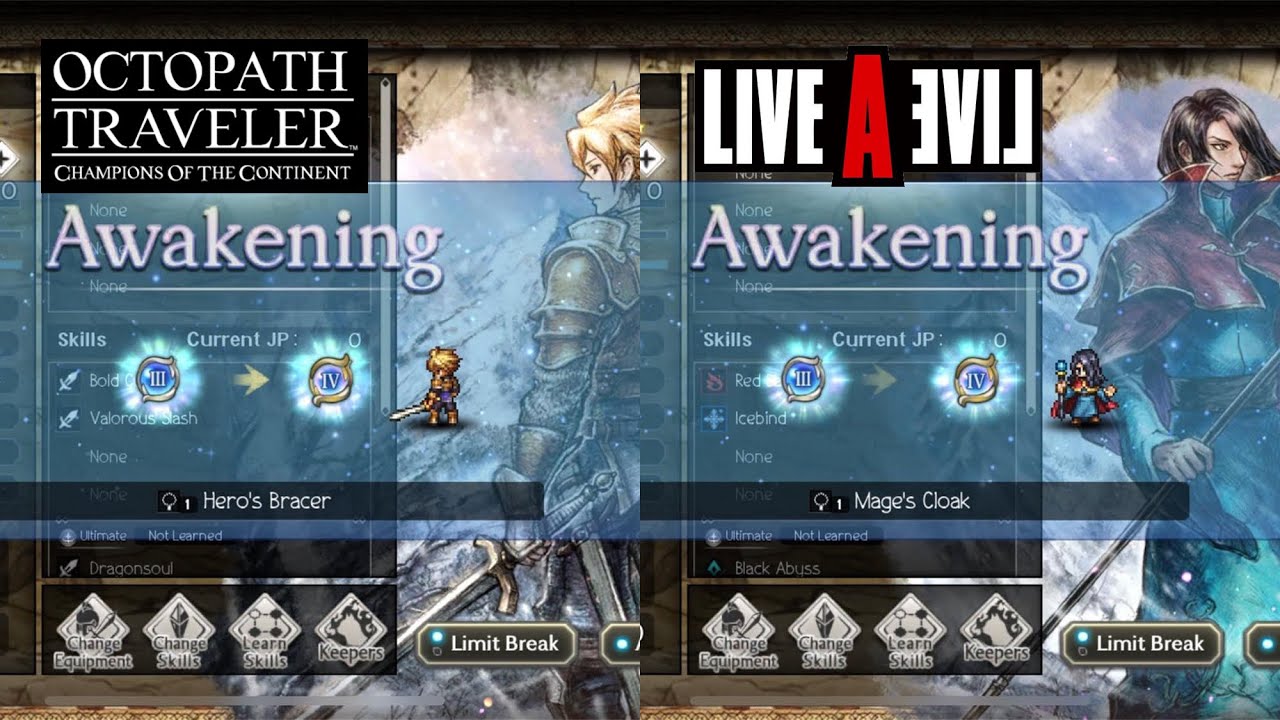 Octopath CoTC LiveALive Collab: Oersted & Streibough showcase