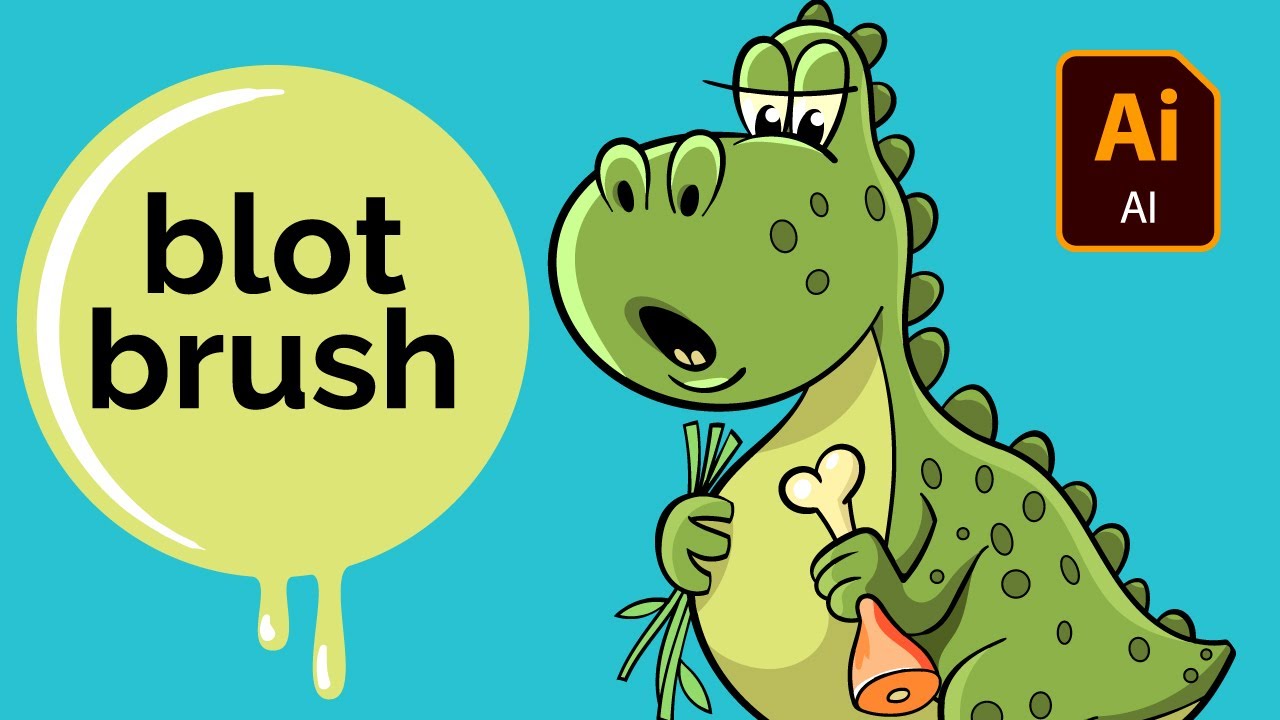 Переводим карандашный набросок в Вектор! | Уроки иллюстрации для стоков. Blot brush и прочие tools