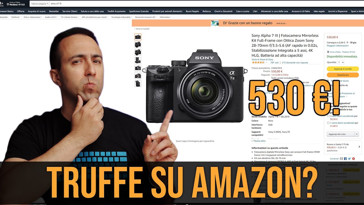 Una TRUFFA su AMAZON? Alcune dritte per EVITARE FREGATURE quando si COMPRA o VENDE ONLINE!