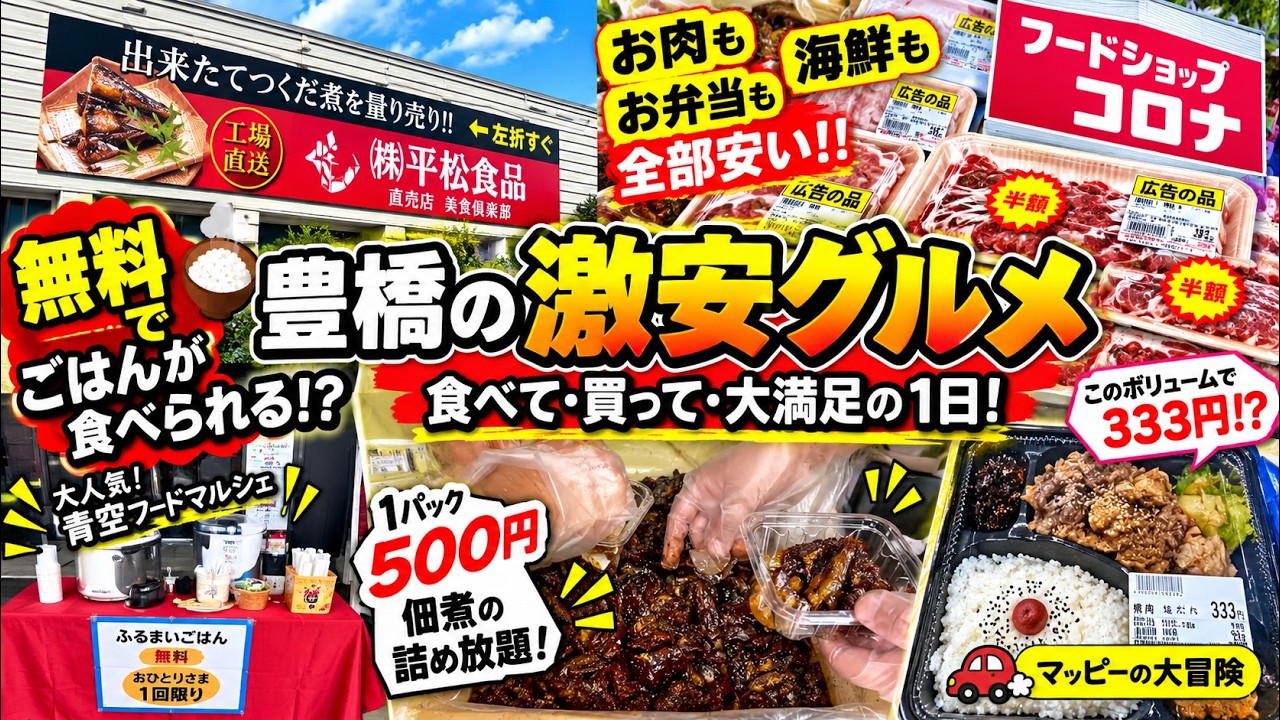 【激安を通り越し無料】豊橋の平松食品＆コロナがヤバすぎた！超絶お得！