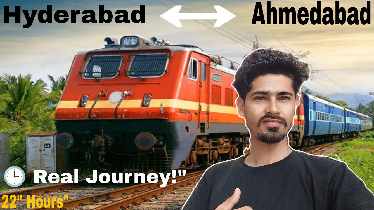 Hyderabad to Ahmedabad 🚆 | Full Train Journey Vlog | Scenic Travel Experience 2025 | Salman Vlog1