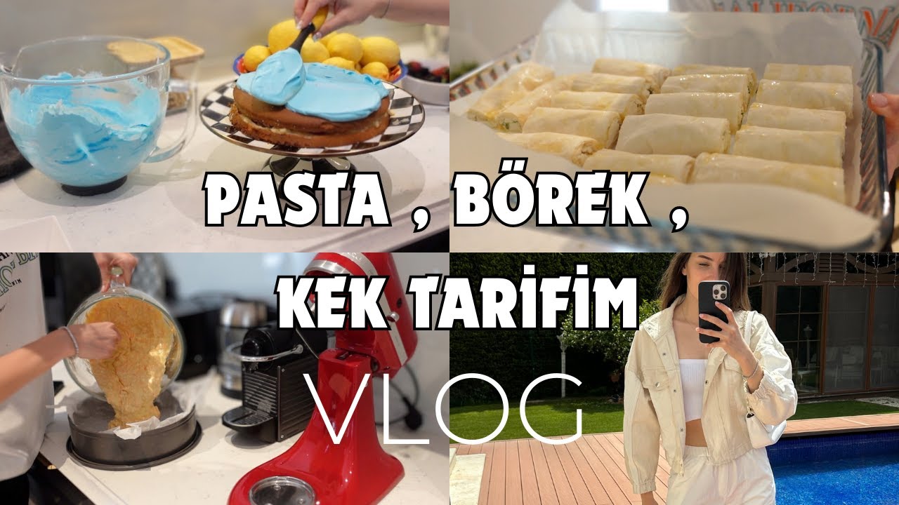 MUTFAKTAYIZ -  TOPLU ALIŞVERİŞİM 🛍 KREMALI HAVUÇLU KEK , DOĞUM GÜNÜ PASTASI.. 🎂DOLU DOLU VLOG 😍