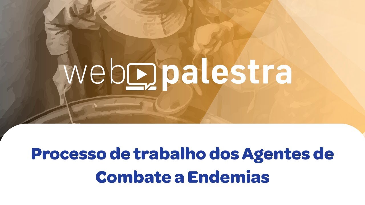 Webpalestra : Processo de trabalho dos Agentes de Combate a Endemias