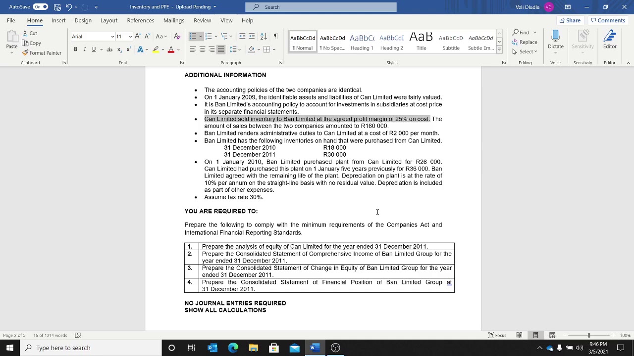 Summative consolidation