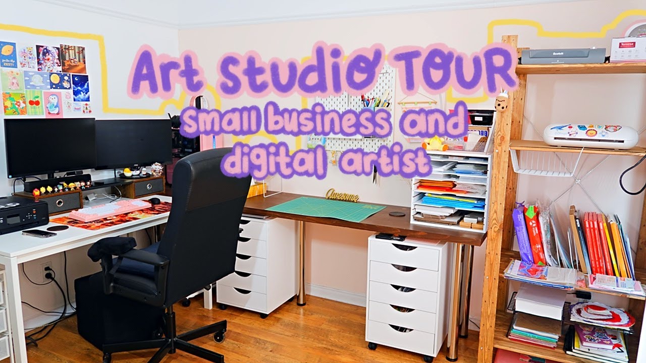 Art Studio Tour: Small Business And Digital Artist