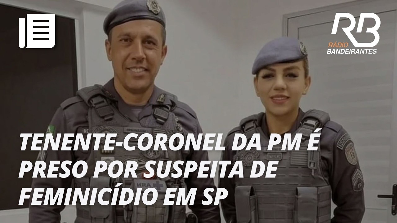 Veja momento da prisão de tenente-coronel acusado de matar a esposa PM | Jornal Gente