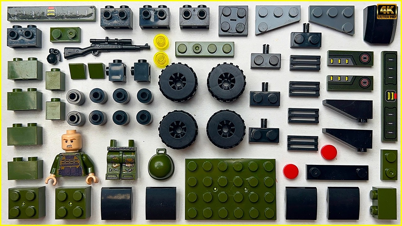 I Made a LEGO Missile Launcher Vehicle Unofficial | Building  Anti Air Craft Truck