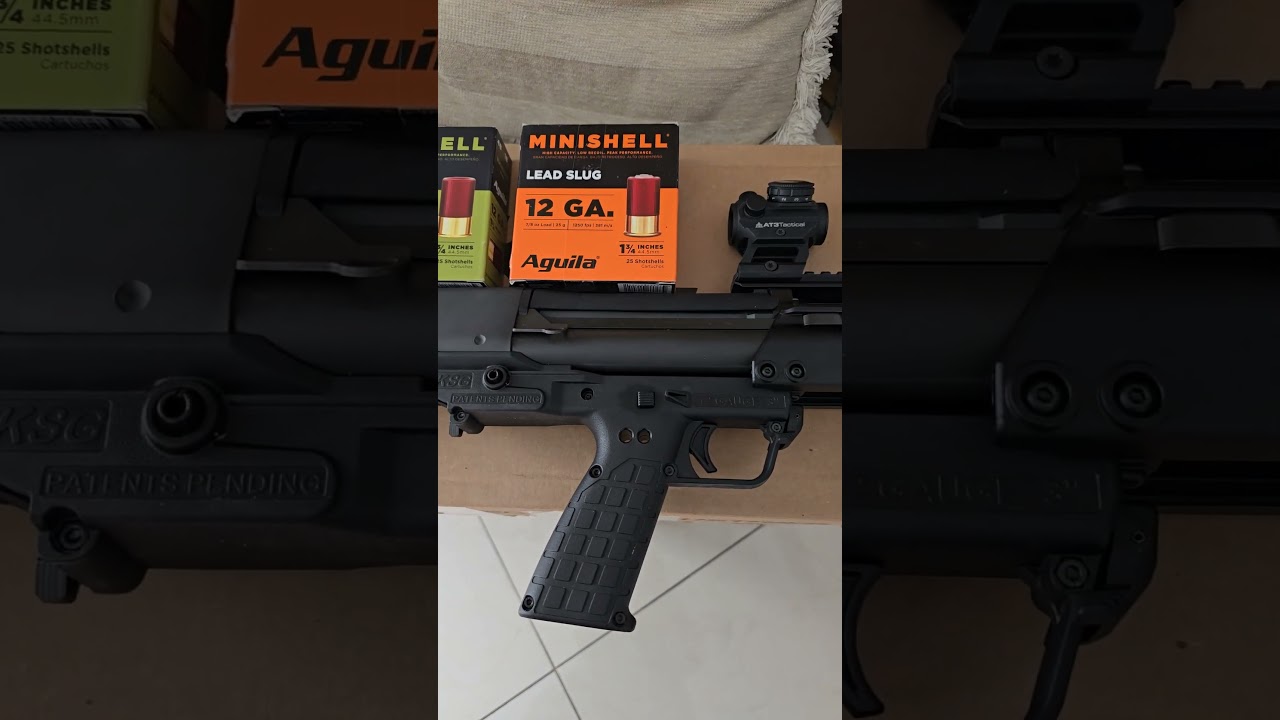 KSG TACTICAL AMMO 😂 #shortbarreledshotgun #minishell #aguilaammo #zombiesurvival