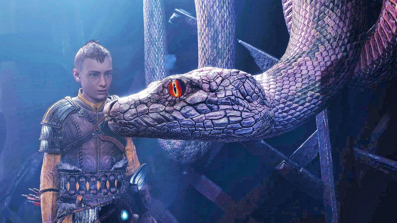 Loki Creates World Serpent Scene (God of War Ragnarok) 4K ULTRA HD