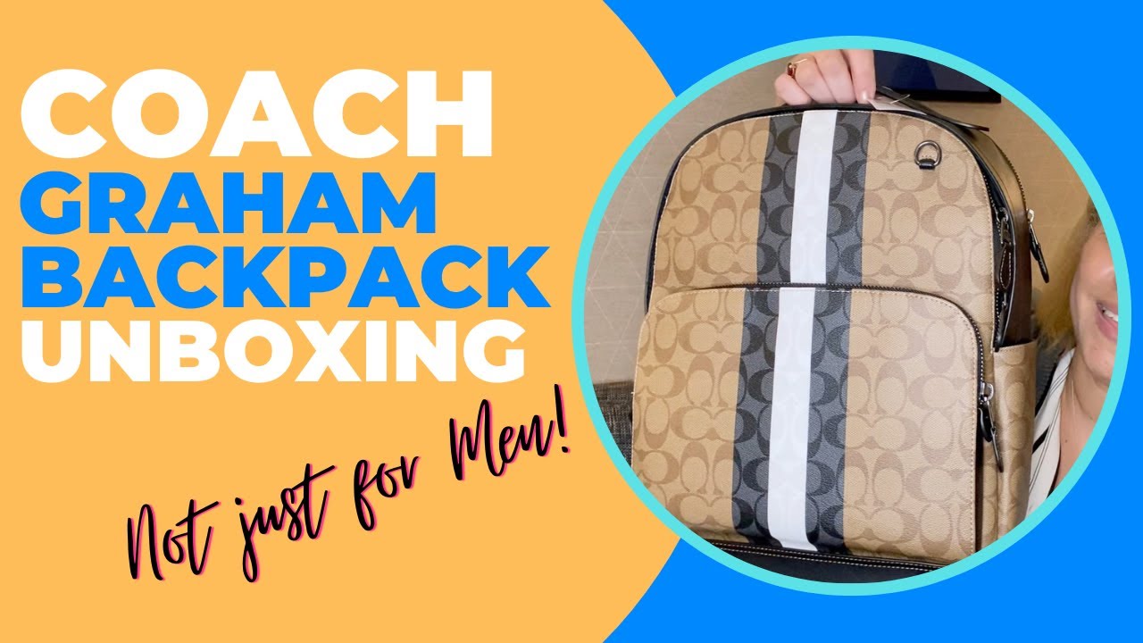 Coach Graham Backpack -Not Just for Men