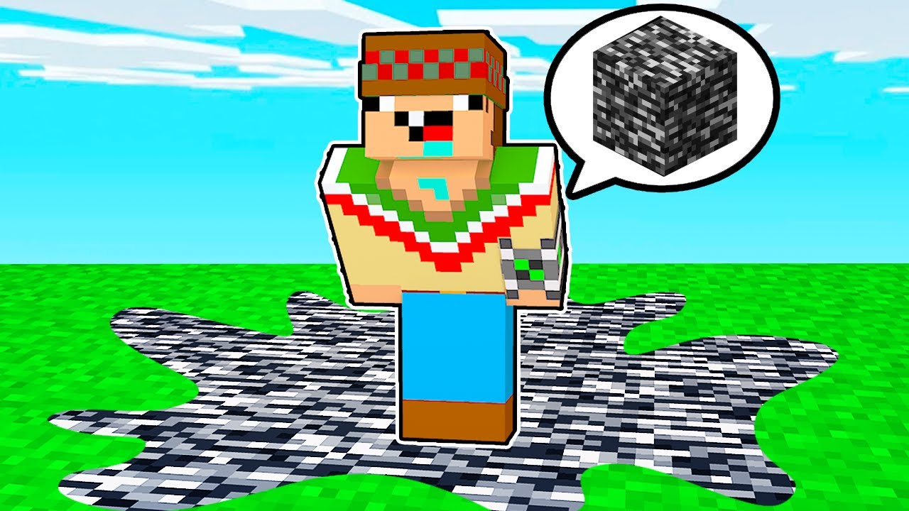 ¡Minecraft PERO TODO es BEDROCK! 😮🪨💪🏻 MINECRAFT PERO SILVIOGAMER