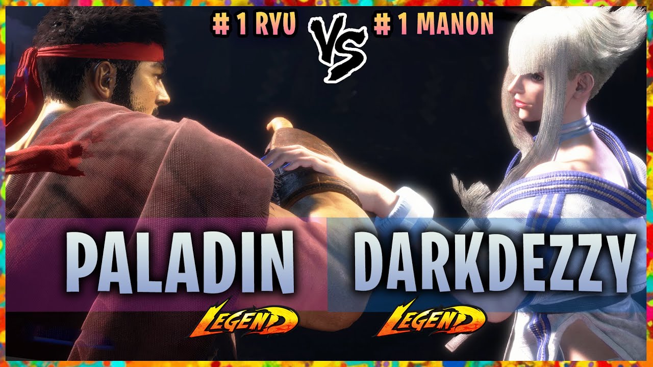 SF6 ▰ Ryu (Paladin) Vs. Manon (Darkdezzy)『Street Fighter 6』