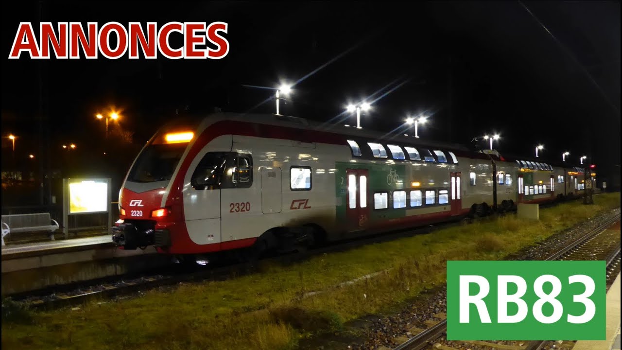 [CFL] Announcements/Announcements/Rules RB83 Luxembourg - Wittlich Hbf