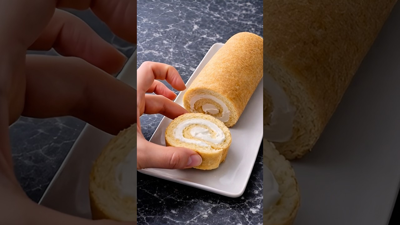 🤍✨ Pionono Casero Súper Esponjoso #bakinglove #recetas