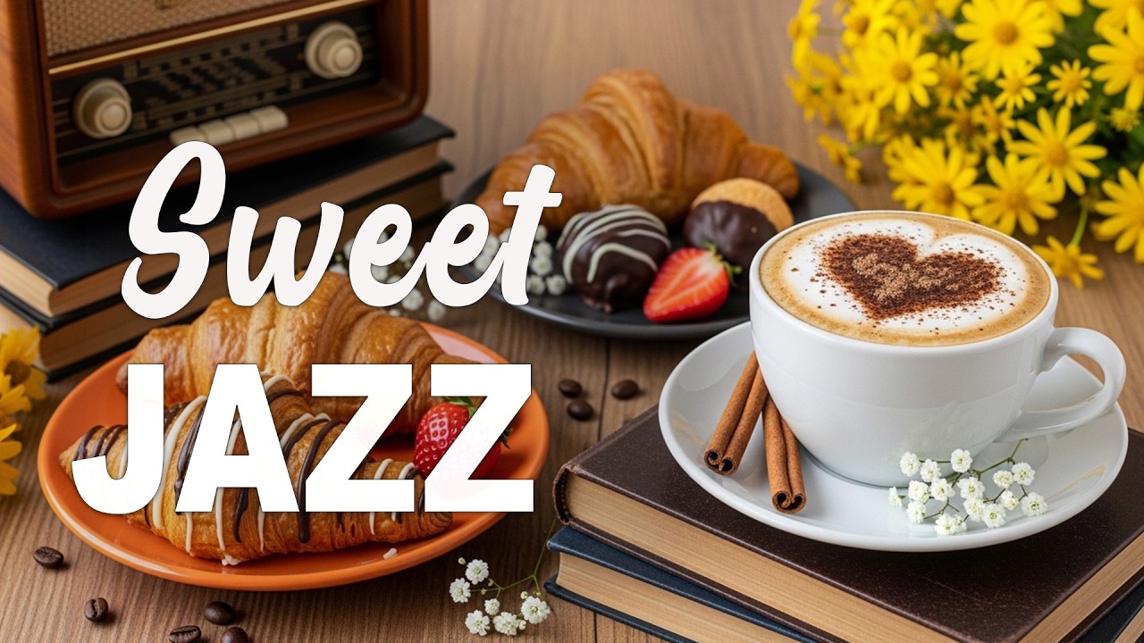 Sweet Jazz 🎶 Coffee Shop Ambiance & Smooth Bossa Nova instrumental for Studying