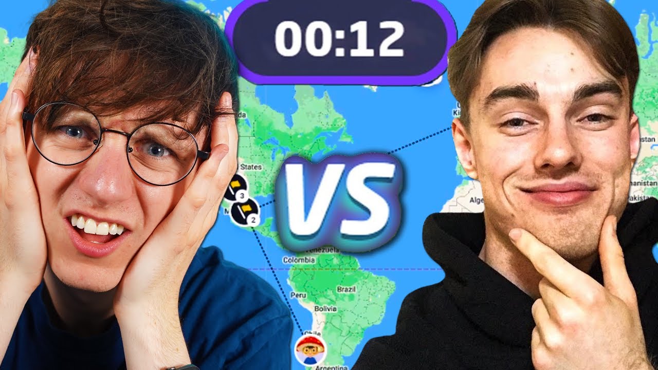Видео заканчивается, когда я побеждаю профессионального игрока в Geoguess.