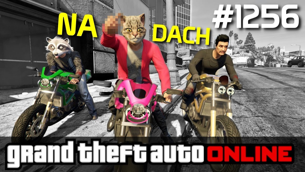 GTA 5 PC Online Po Polsku [#1256] NA DACH - Dzikie STUNTY /z Bertbert & Skie