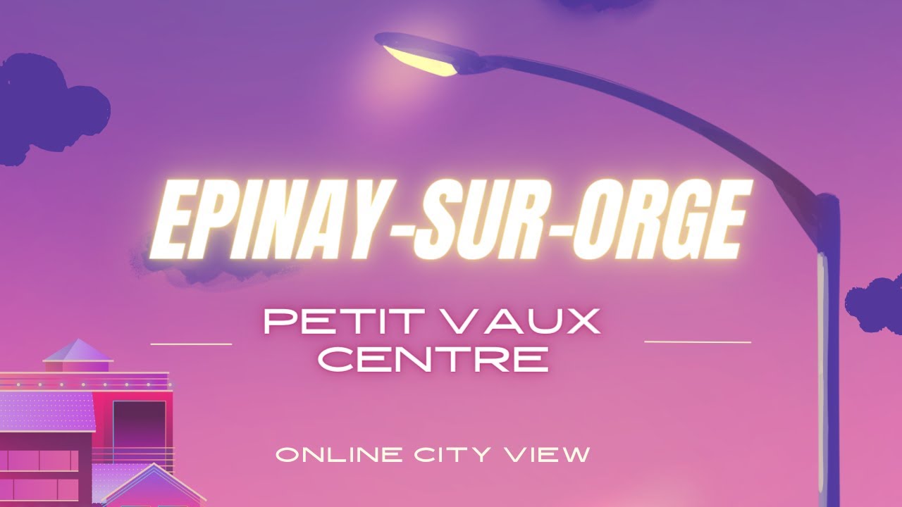 Le Centre et le Quartier du Petit Vaux à Epinay-Sur-Orge, France | 4K 60P