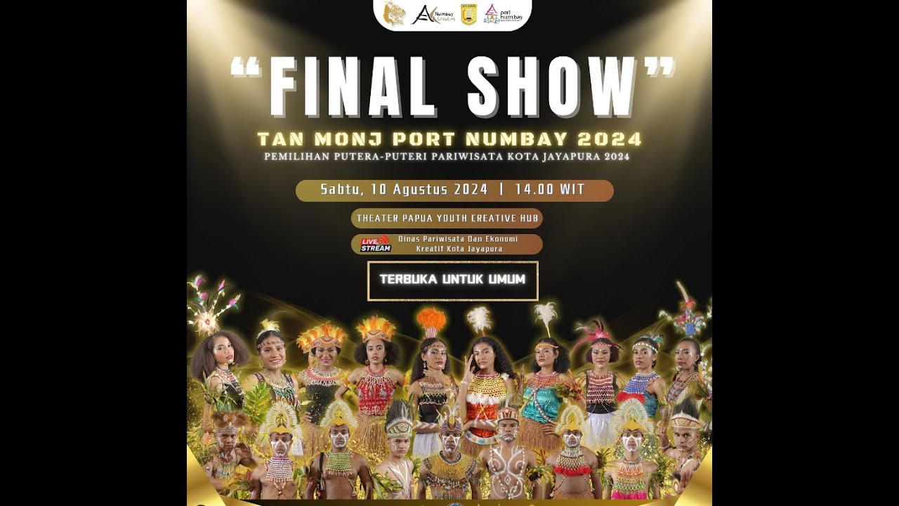 GRAND FINAL PEMILIHAN PUTRA PUTRI PARIWISATA (TAN MONJ PORT NUMBAY) KOTA JAYAPURA TAHUN 2024