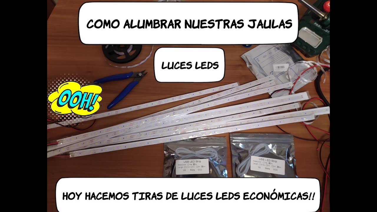 COMO ALUMBRAR TUS JAULAS DE FORMA ECONOMICA CON LEDS