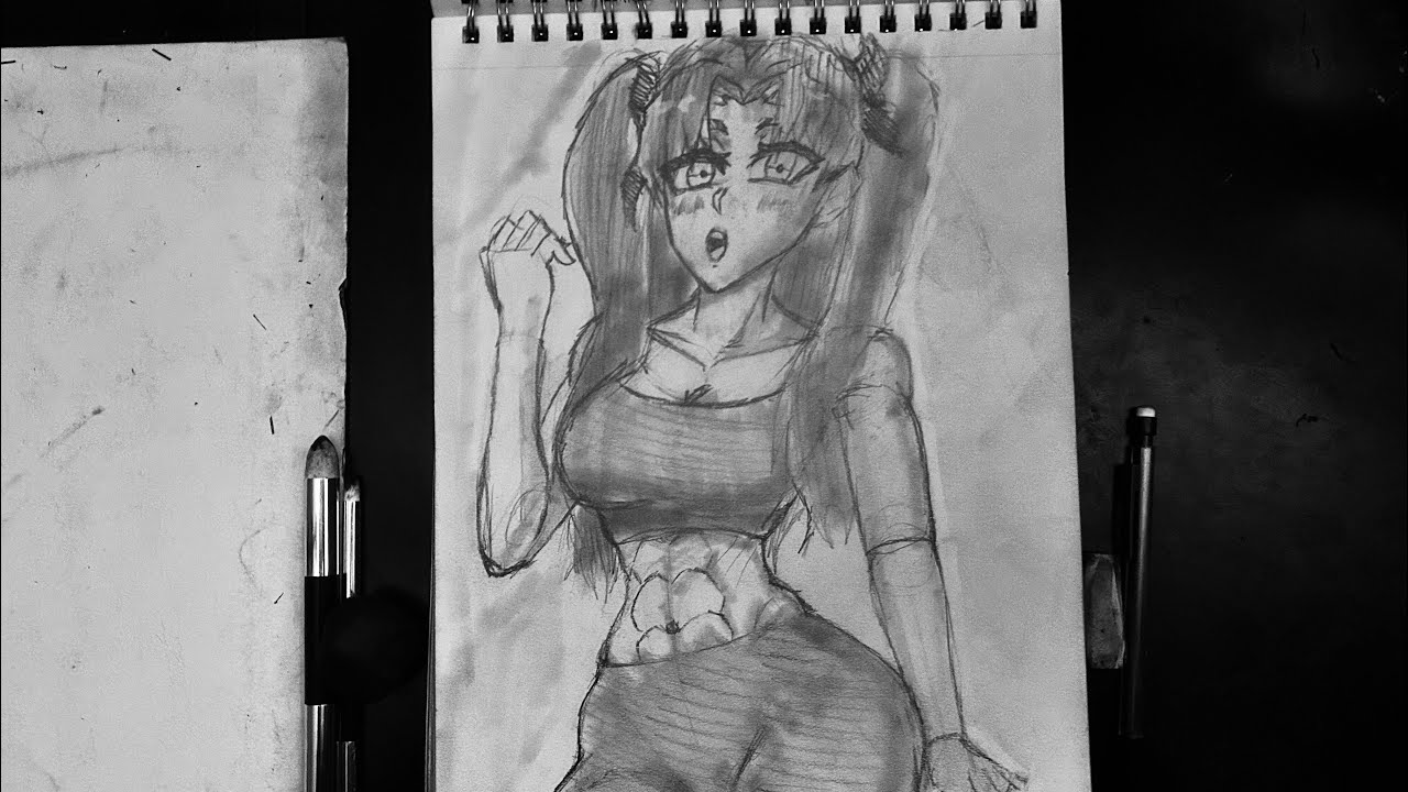 (Fate) Drawing Gym Rin Tohsaka
