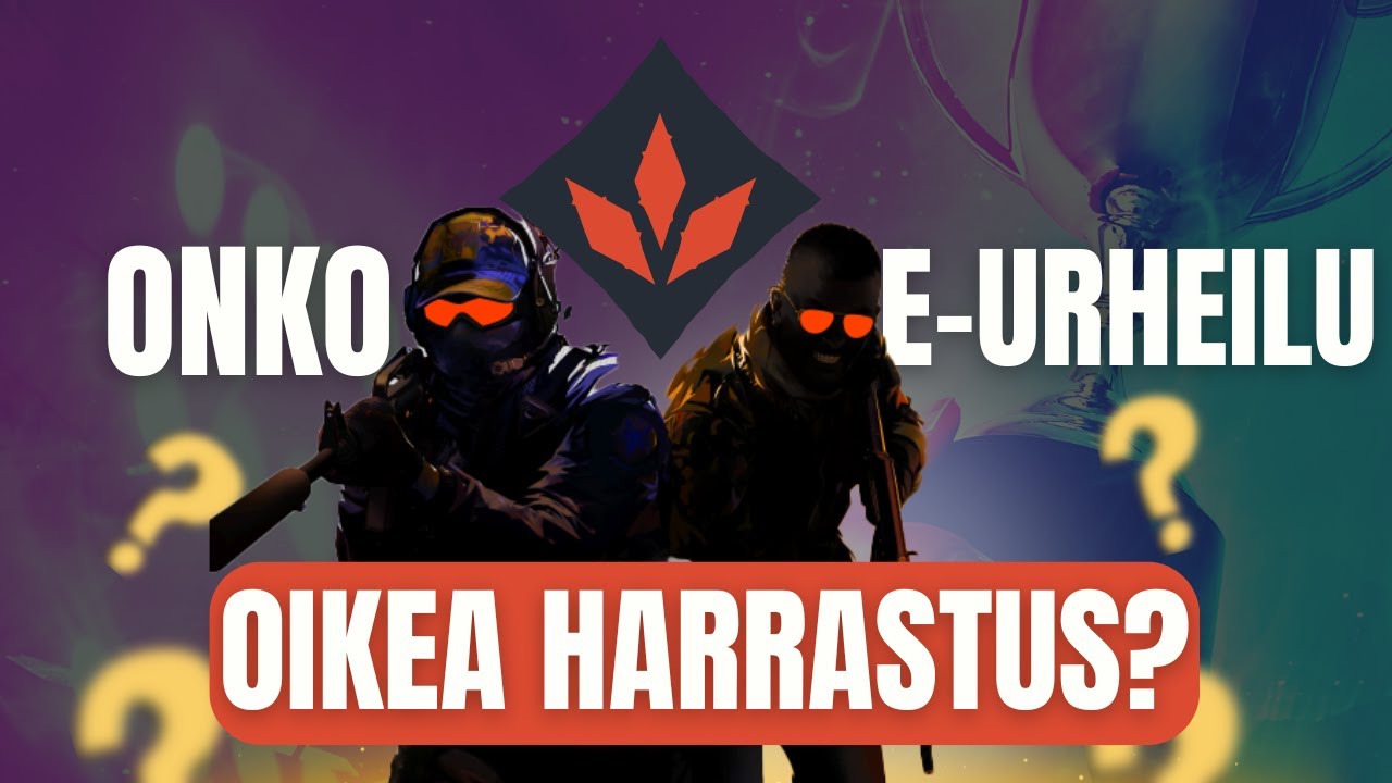 Onko E-urheilu oikea harrastus?