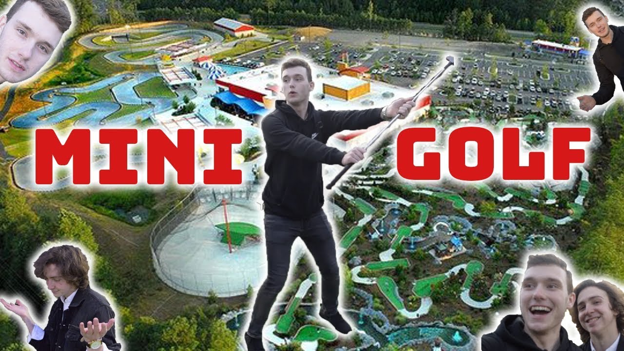 EPIC MINI GOLF!! HOLE IN ONE ON LAST HOLE!!