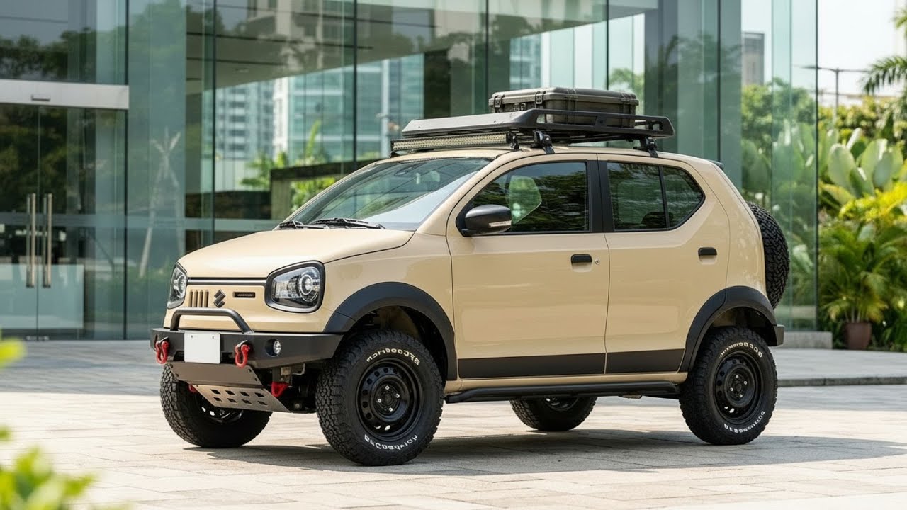 Концепт Suzuki Alto Mini Off Road 2026 года – этот крошечный автомобиль просто сошёл с ума!