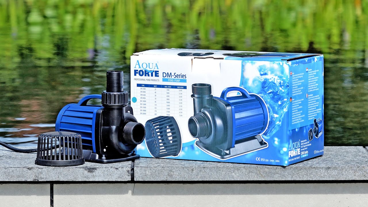 UITPAKKEN EN INSTRUCTIES | AquaForte DM-10.000 vijverpomp