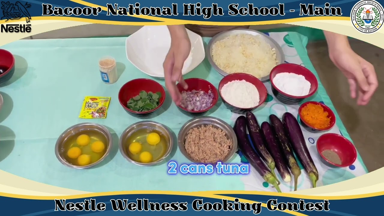 BACOOR NATIONAL HIGH SCHOOL MAIN SARAP SUSTANSYA COOK- OFF VIDEO PERFORMANCE