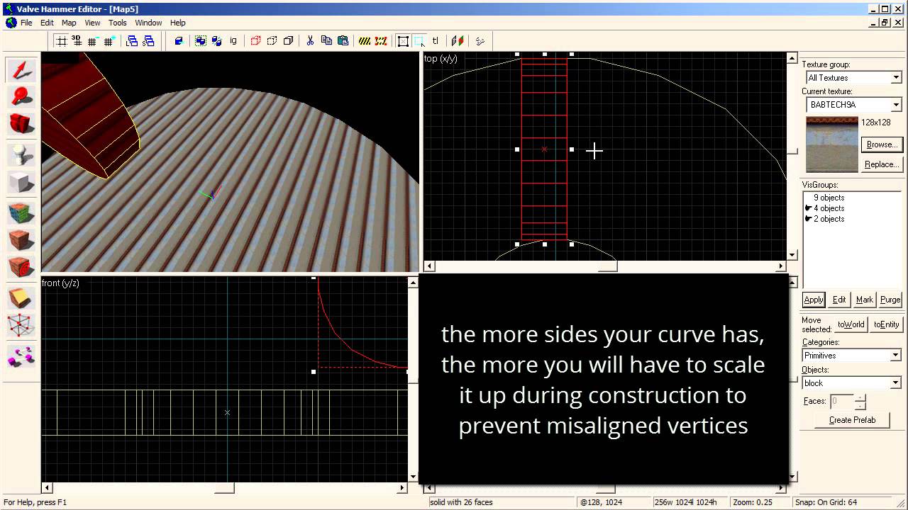 Valve Hammer Editor 3.5 Tutorial - Arc & Pipe Construction [Experienced]