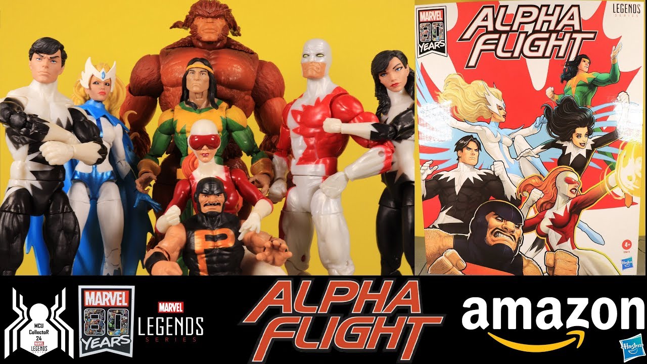 Marvel Legends ALPHA FLIGHT Amazon Exclusive Boxed Set Review