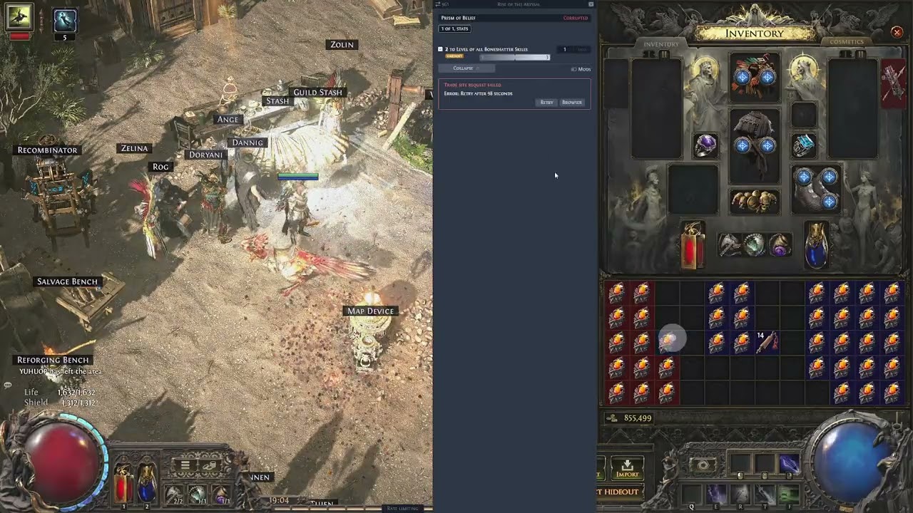 [Path of Exile 2 - 0.3] The Third Edict - x38 Prism of Belief Gamble (Another won)