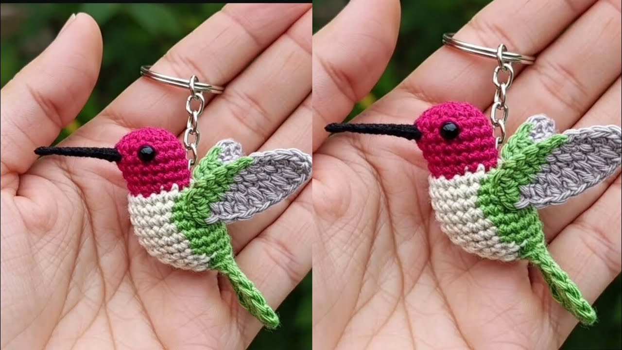 ⭐ crochat keychain for biginners crochet idieas Get for ready very nice 