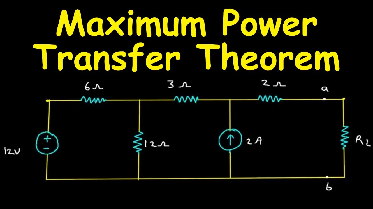 Maximum Power Transfer Theorem | Electric Circuits | Example 4.13 | Electrical Engineering