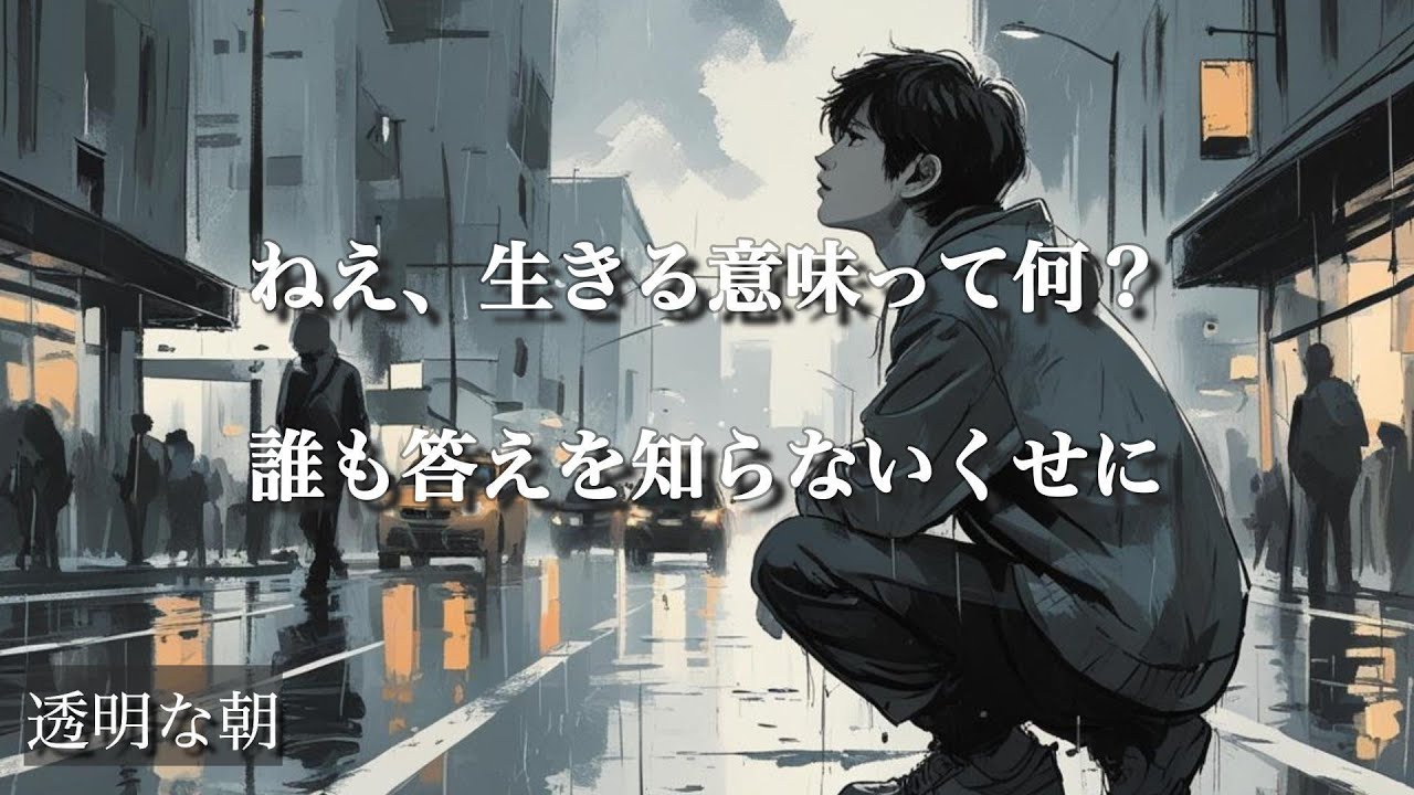 【AI作曲】Suno AIで作成した心震える共感Song 『透明な朝』