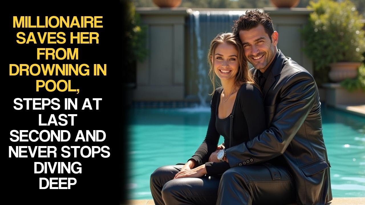 Millionaire Saves Her From Drowning In Pool, Steps In At Last Second And Never Stops Diving Deep
