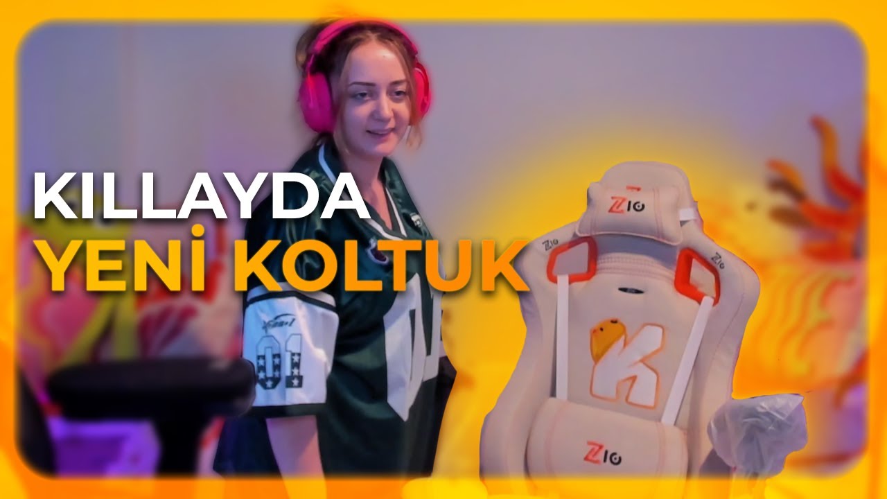 KILLAYDA YENİ KOLTUĞUNUN KURULUMUNU YAPIYOR! /w @yasirabi