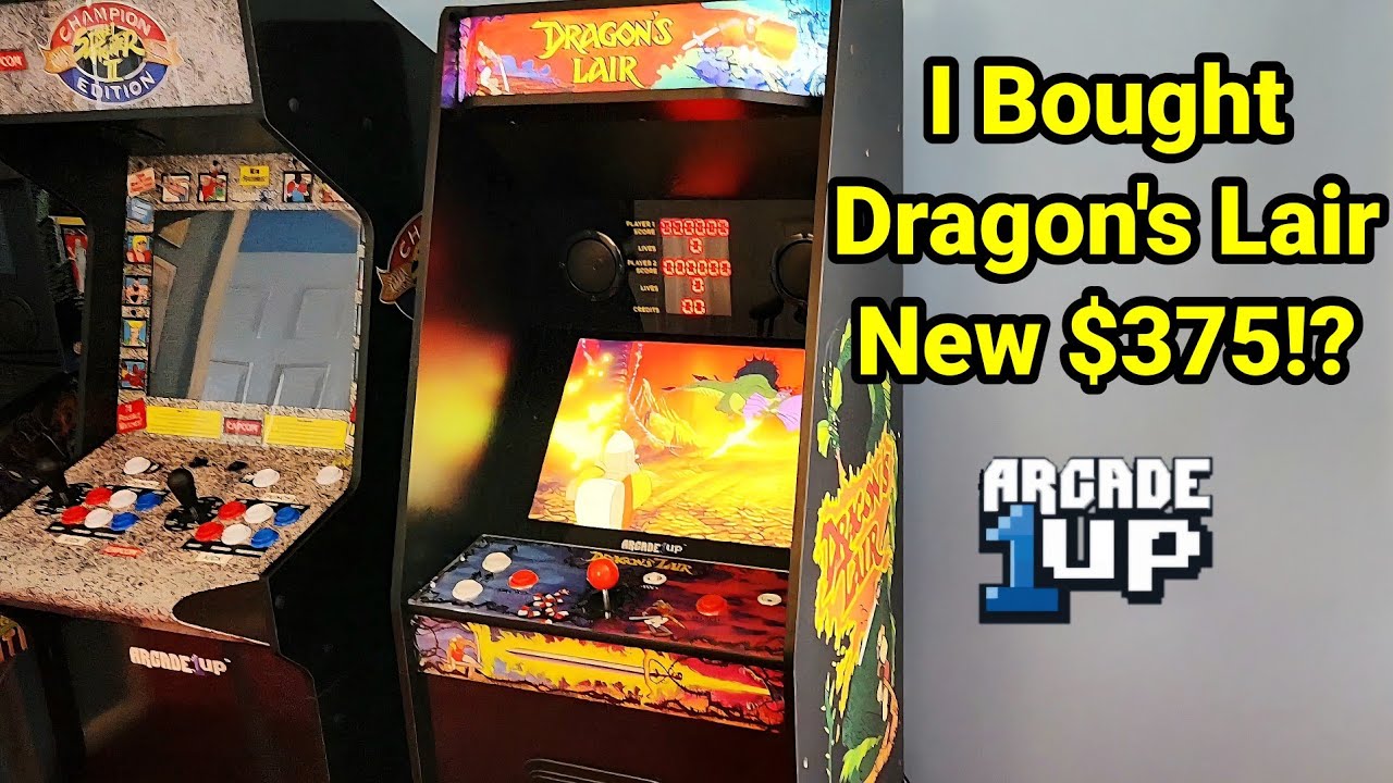 Я купил новый игровой автомат Dragon's Lair Arcade1up всего за 375 долларов!? Мой подробный обзор...