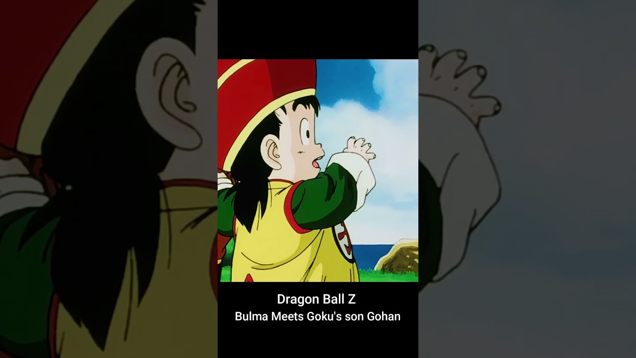 Gohan meets Bulma for the first time