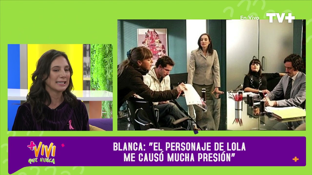 Blanca Lewin y su personaje en la teleserie &ldquo;Lola&rdquo;
