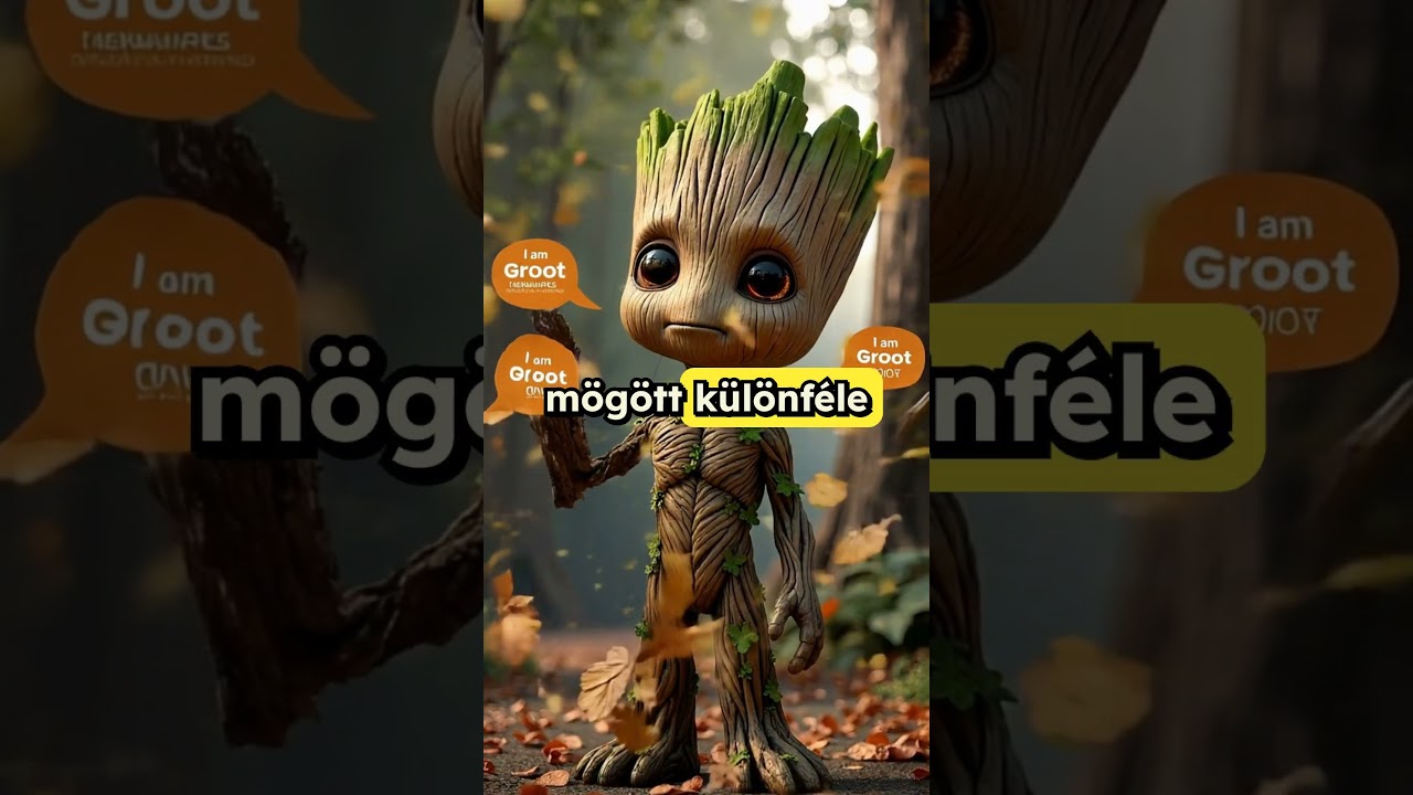 Tudtad-e, hogy Groot mondatai m&ouml;g&ouml;tt ... #fyp